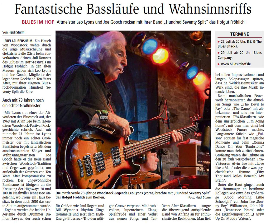 Hundred Seventy Split